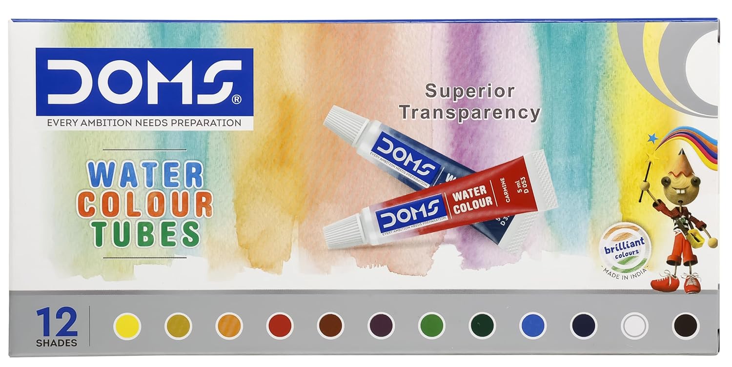 Doms Water Tubes Colour 12 Shades – image 1