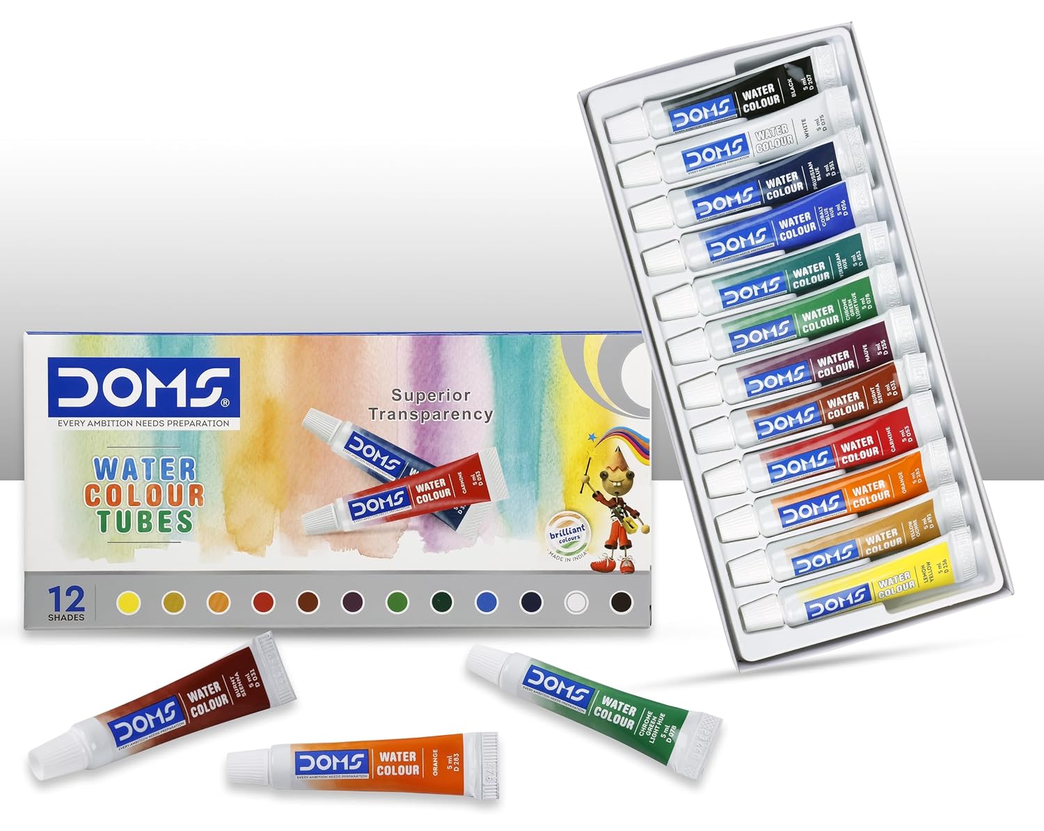Doms Water Tubes Colour 12 Shades – image 3