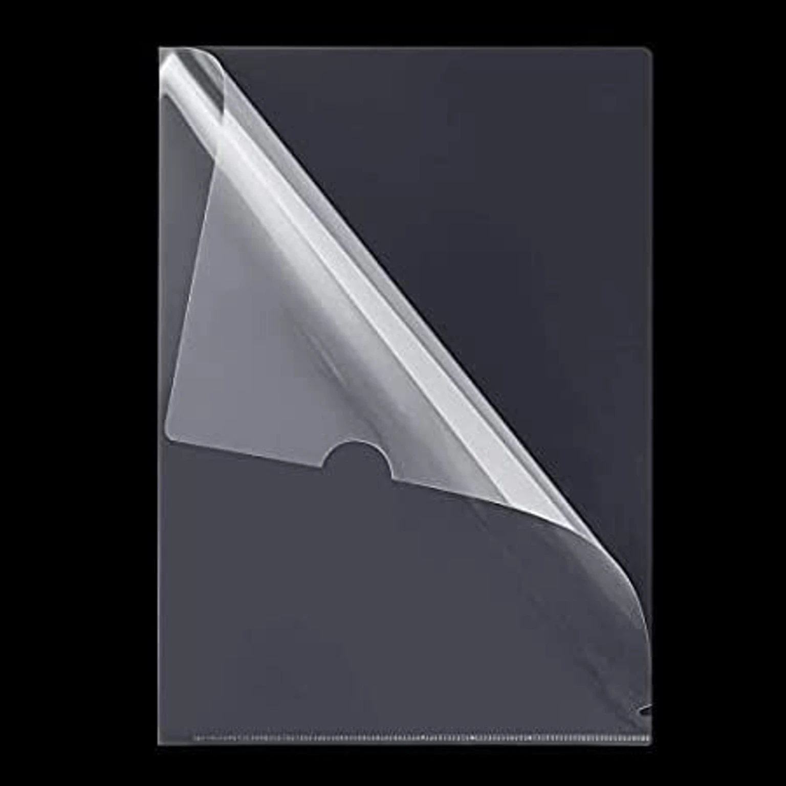 L-Folder Files A4 Size Transparent Pack of 12 pcs – image 1