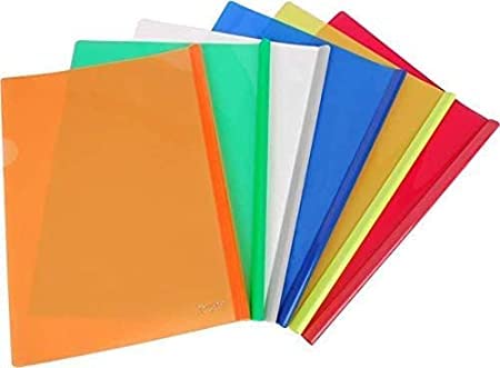 A4 Paper Strip/Stick File multi Colours – image 2