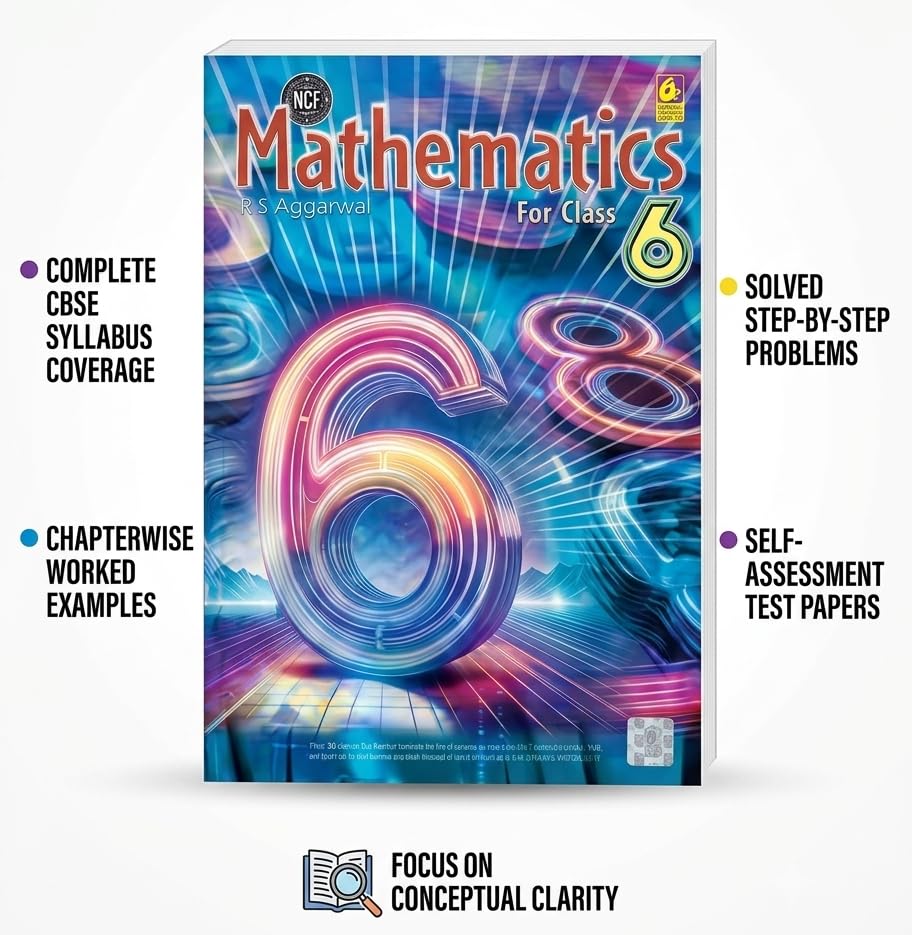  RS Aggarwal Mathematics for Class 6 Textbook