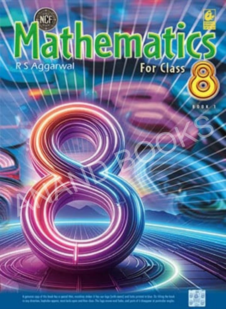 RS Aggarwal Mathematics for Class 8 Textbook Part-1
