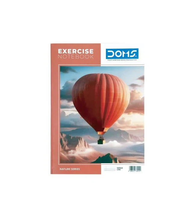 DOMS Nature SERIES A4 Register SINGLE LINE 172 Pages