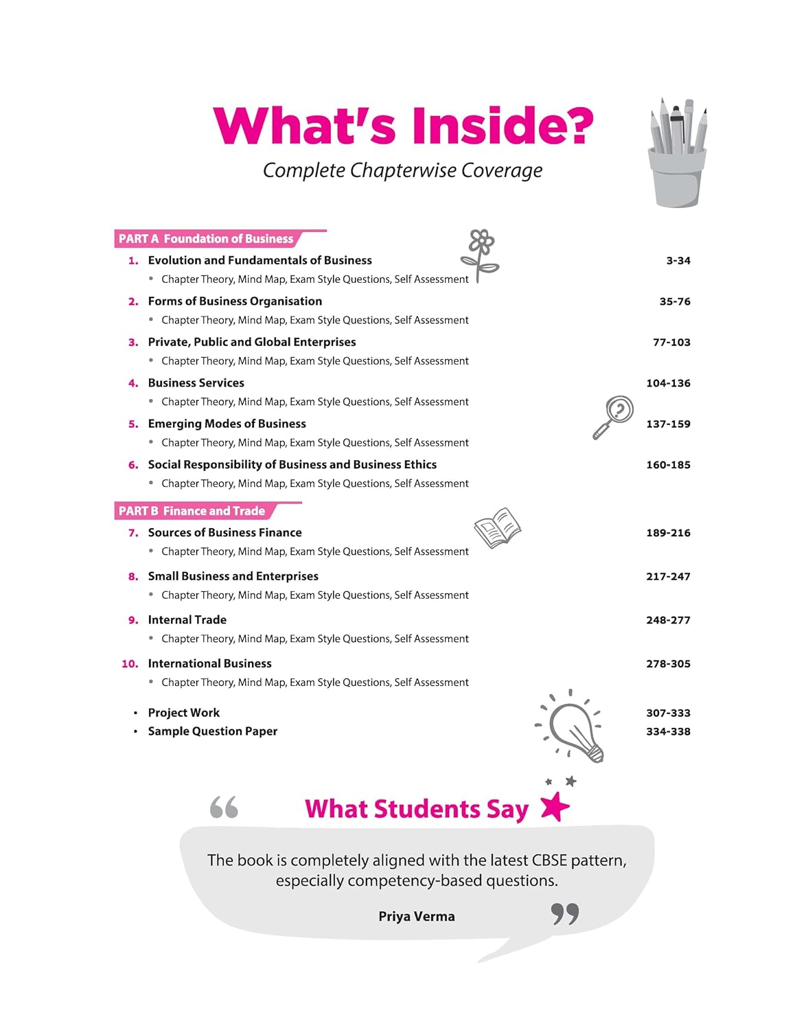  Arihant All in One Business Studies Class 11 for CBSE Exam 2026-27 – image 5