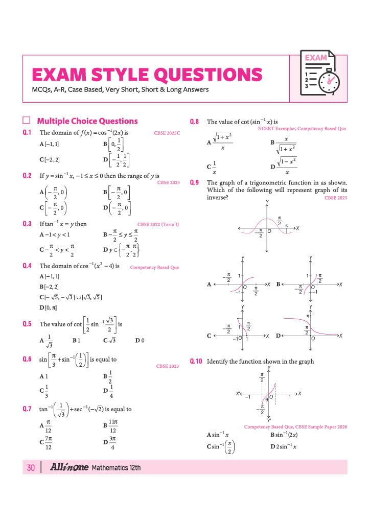  Arihant All in One Mathematics Class 12 for CBSE Exam 2026-27 – image 7