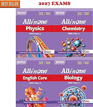  Arihant All in One Class 12 English Core, Physics, Chemistry, Biology for CBSE Exam 2026-27  – image 1