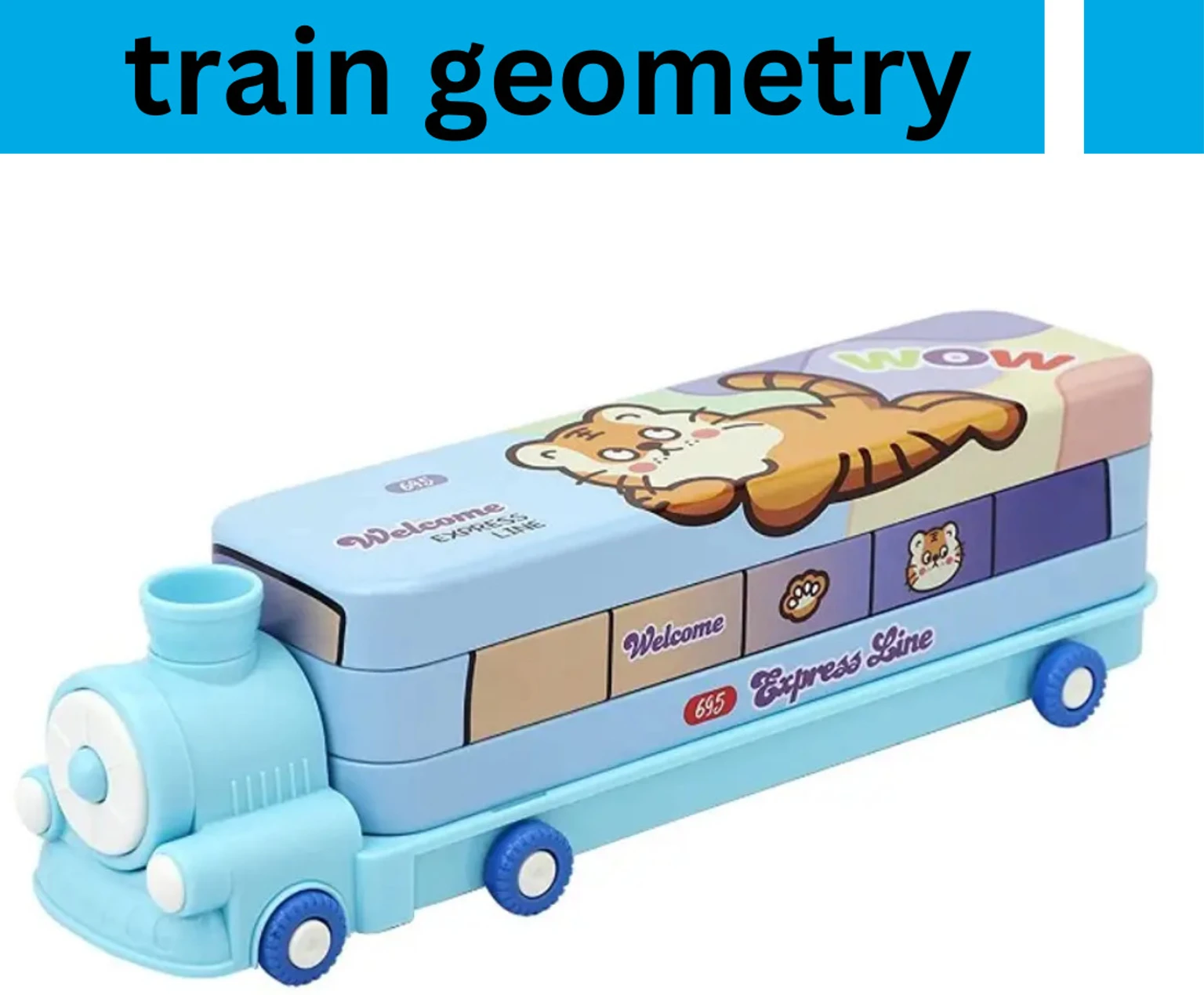 Train Pencil Box for Boys 