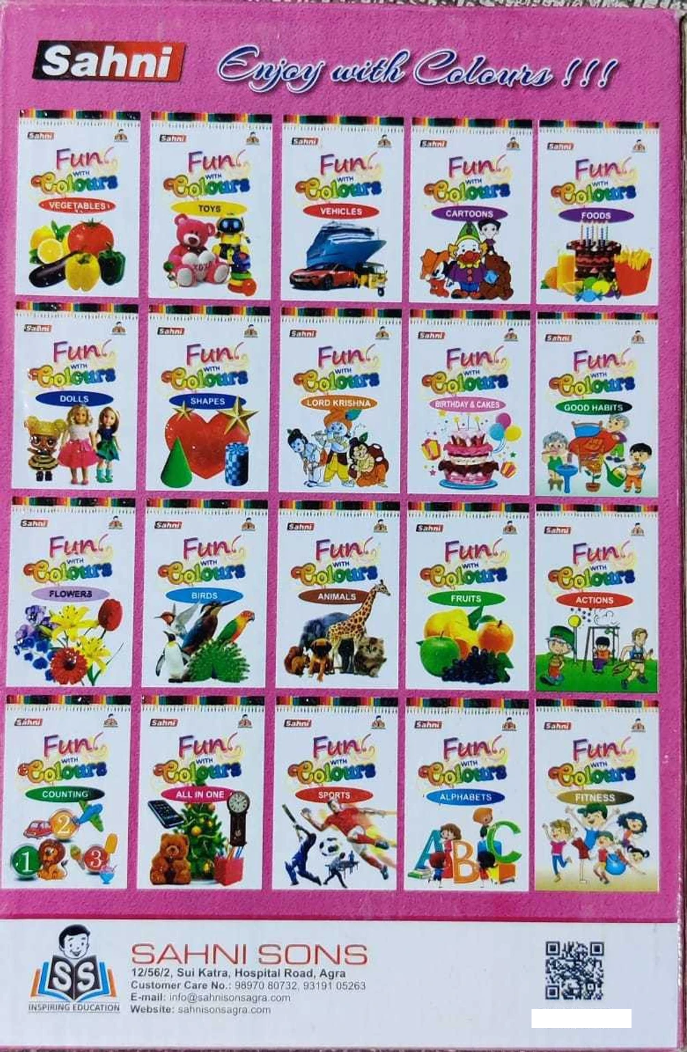 Sahni Fun With Colouring 20 Drawing Book with diffrent articles  – image 3