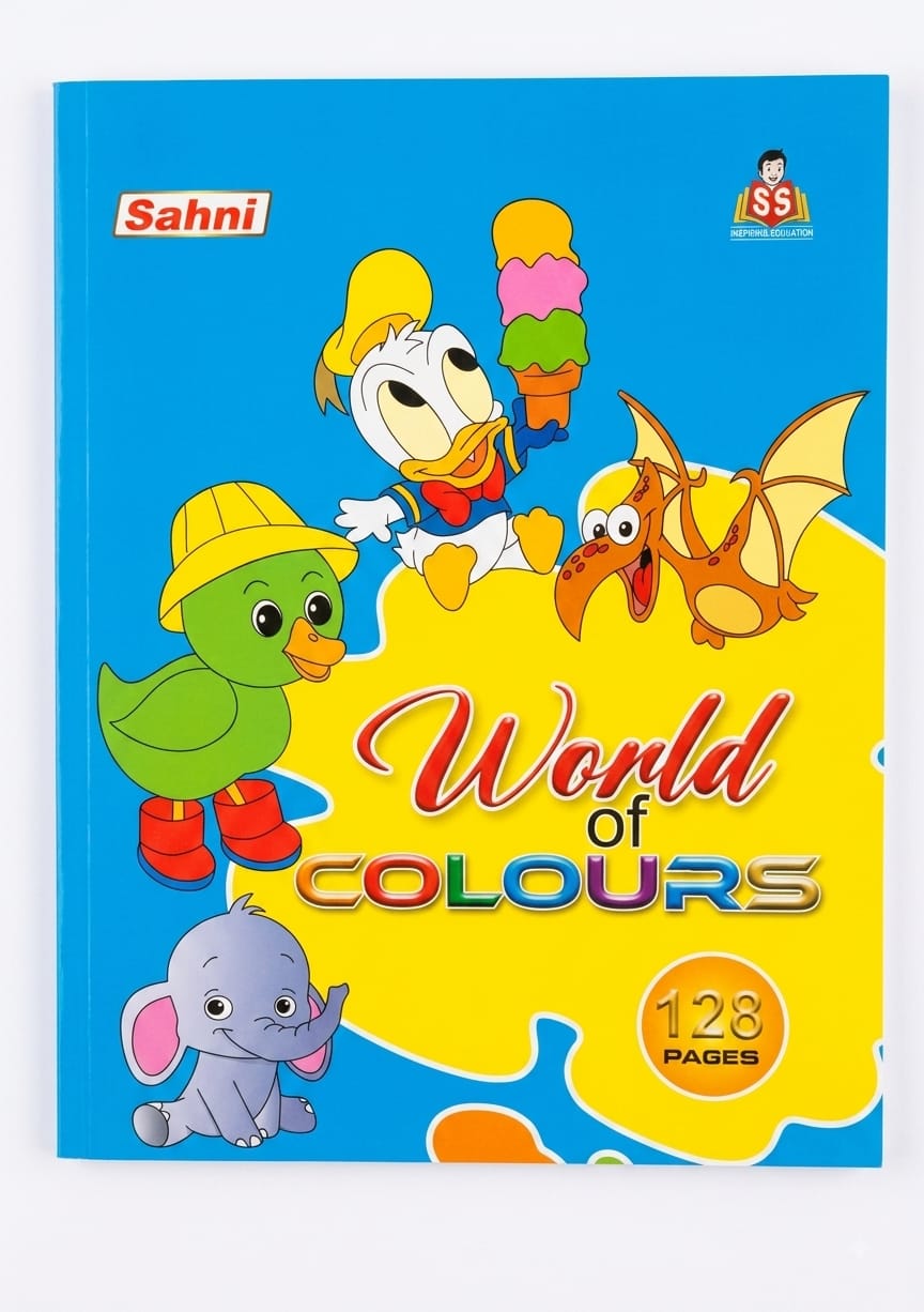 Sahni World of Colours Drawing Book Page-128 