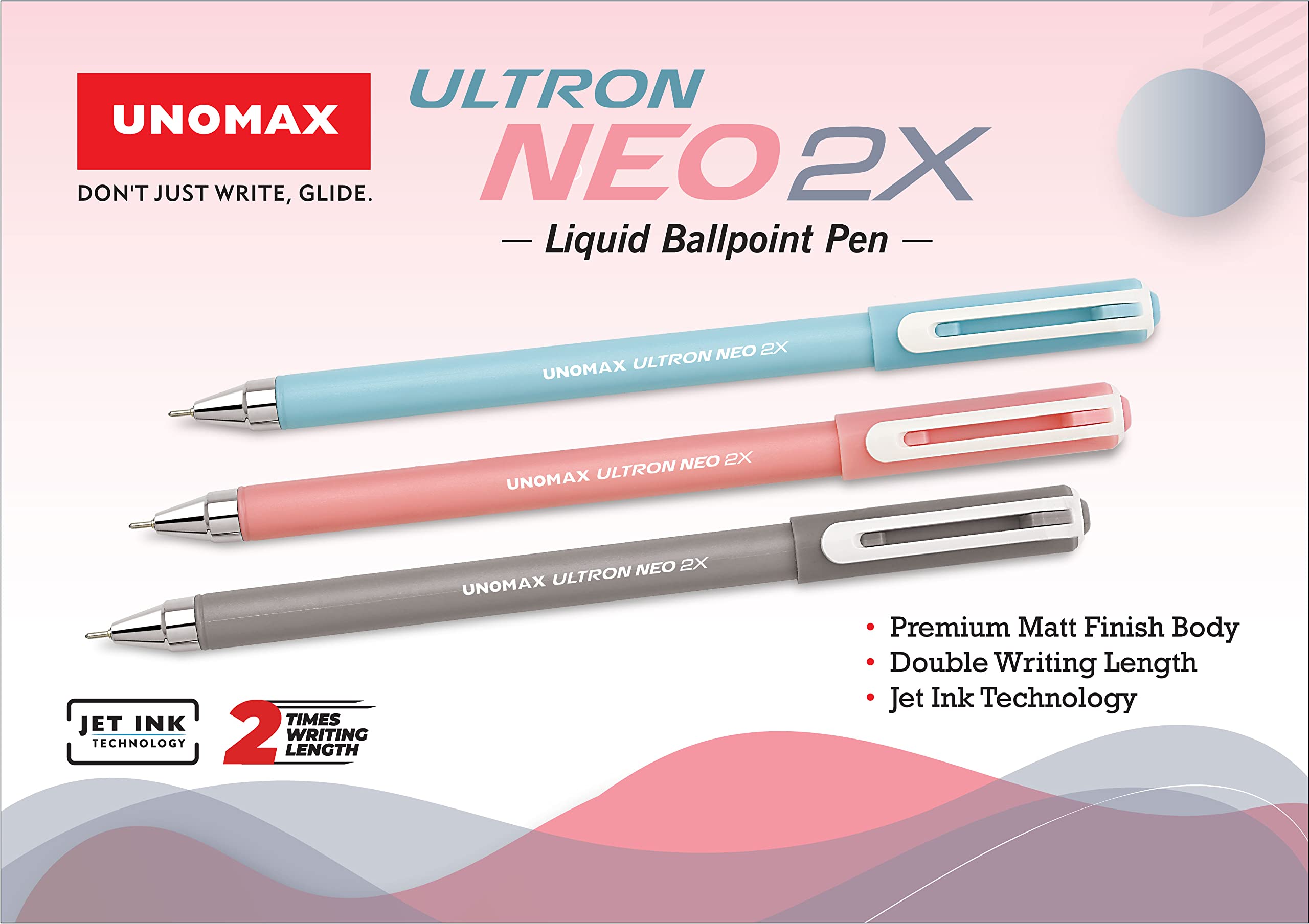  Unomax Ultron Neo 2x Blue Ball Pen