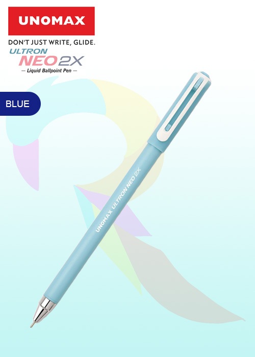  Unomax Ultron Neo 2x Blue Ball Pen – image 1