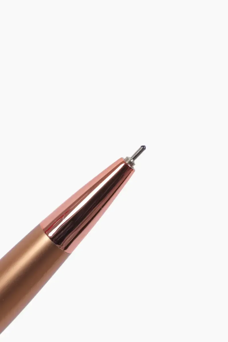 Unomax Dolce Metal Blue Ball Pen Matt Gold Body with box pack – image 3