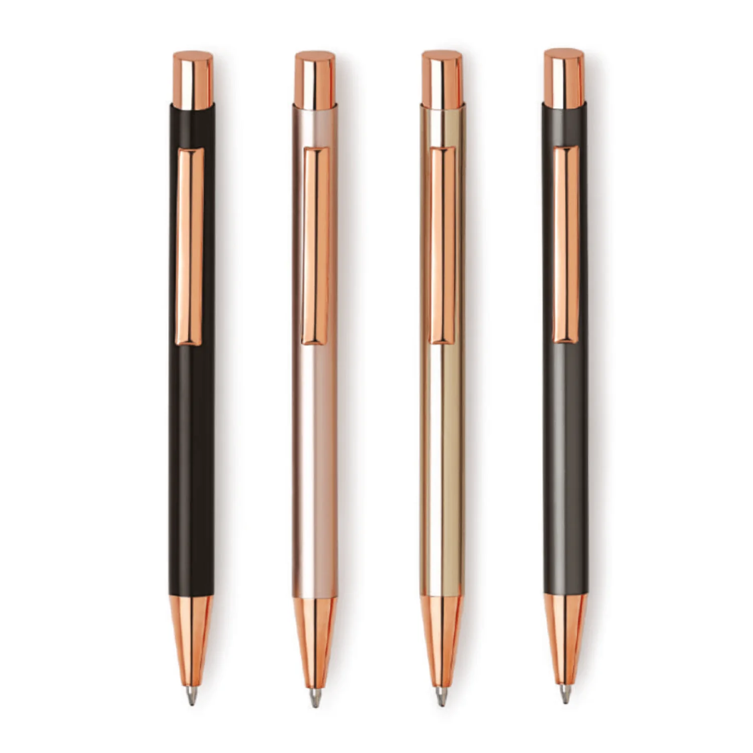 Unomax Richmond Metal Blue Ball Pen Matt Black Body with box pack – image 3