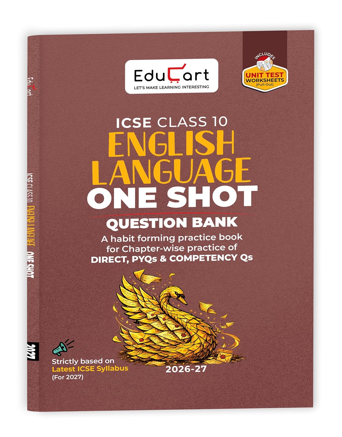 Educart ICSE Class 10 English lang. One Shot Question Bank 2026-27