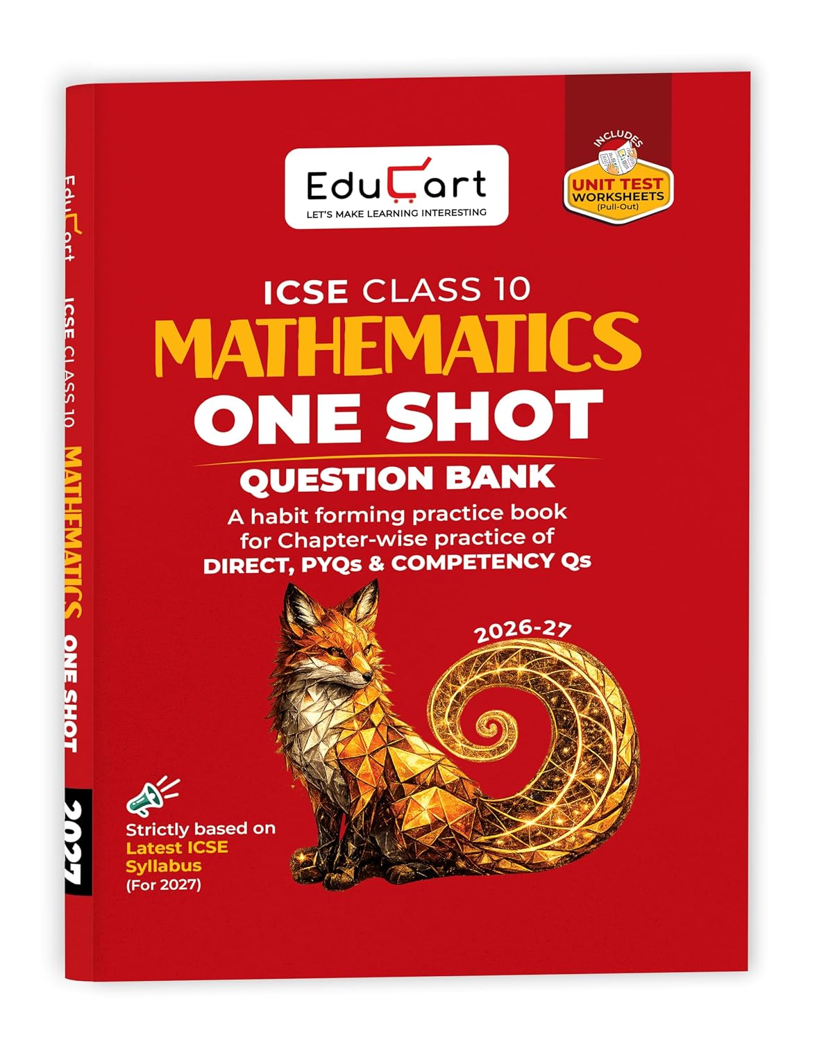 Educart ICSE Class 10 Mathematics One Shot Question Bank 2026-27 – image 1