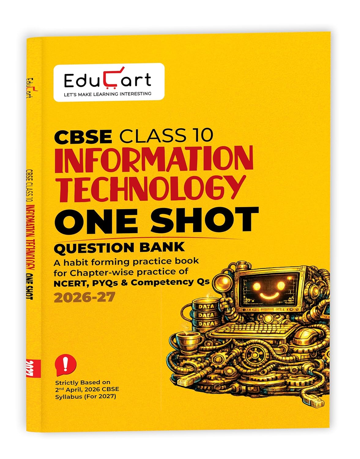 Educart CBSE Class 10 Information Technology One Shot Question Bank 2026–27 – image 1