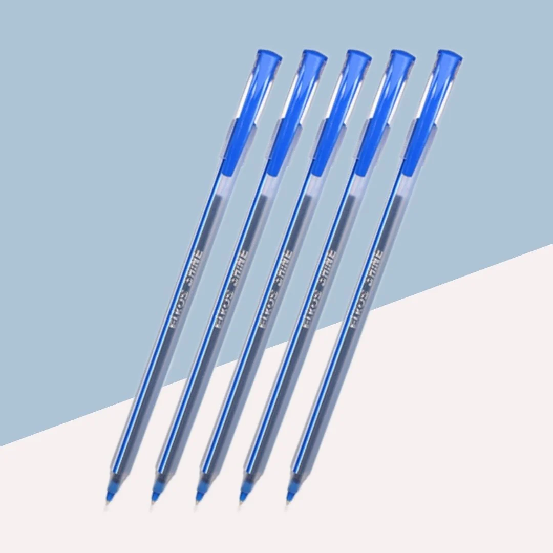 Elkos Shine Blue Ball Pen @5