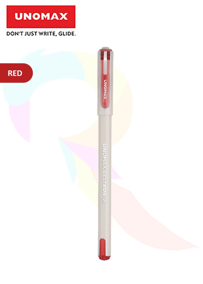 Unomax Geltrol Red Gel Pen