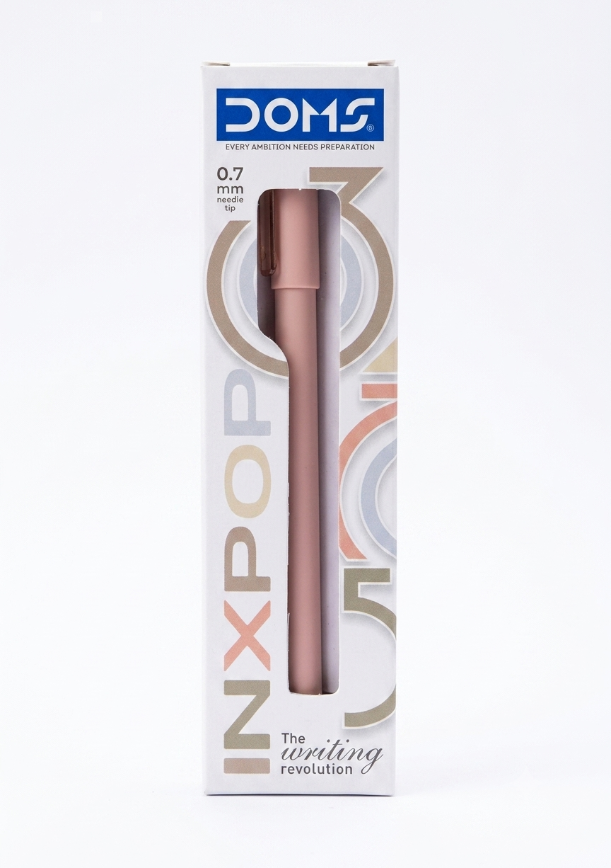 Doms Inxpop Red Ball Pen 0.7mm