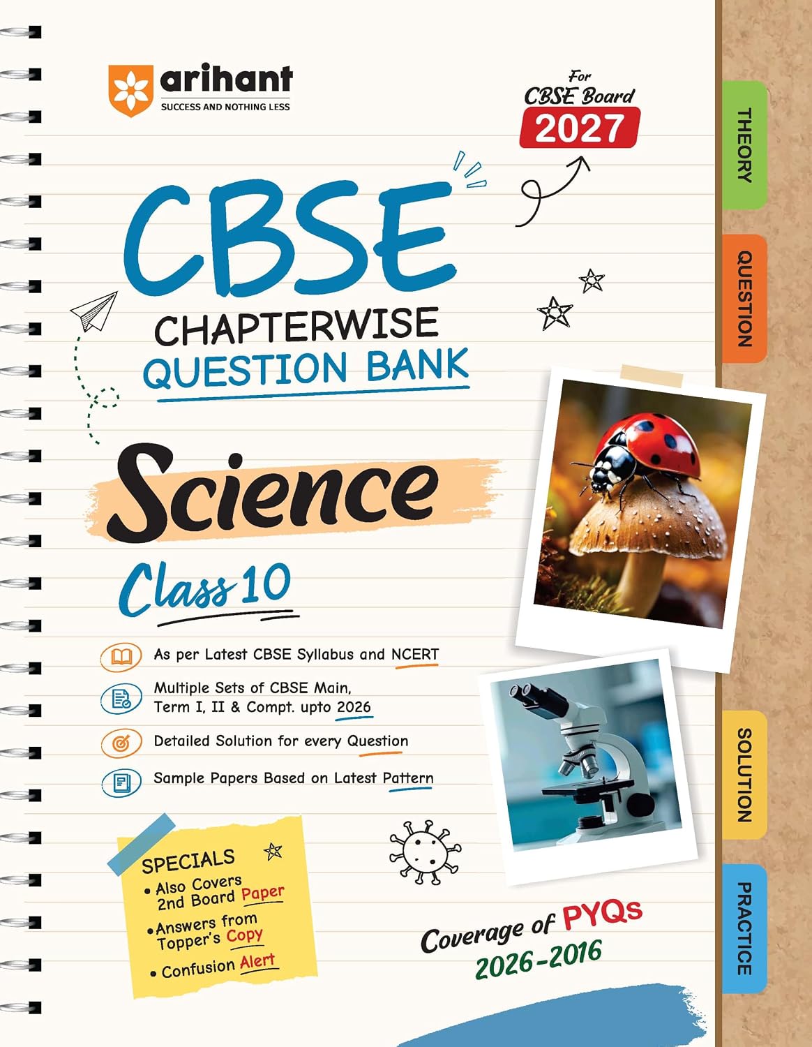  Arihant CBSE Class 10 Science Question Bank  For Board Exam 2027