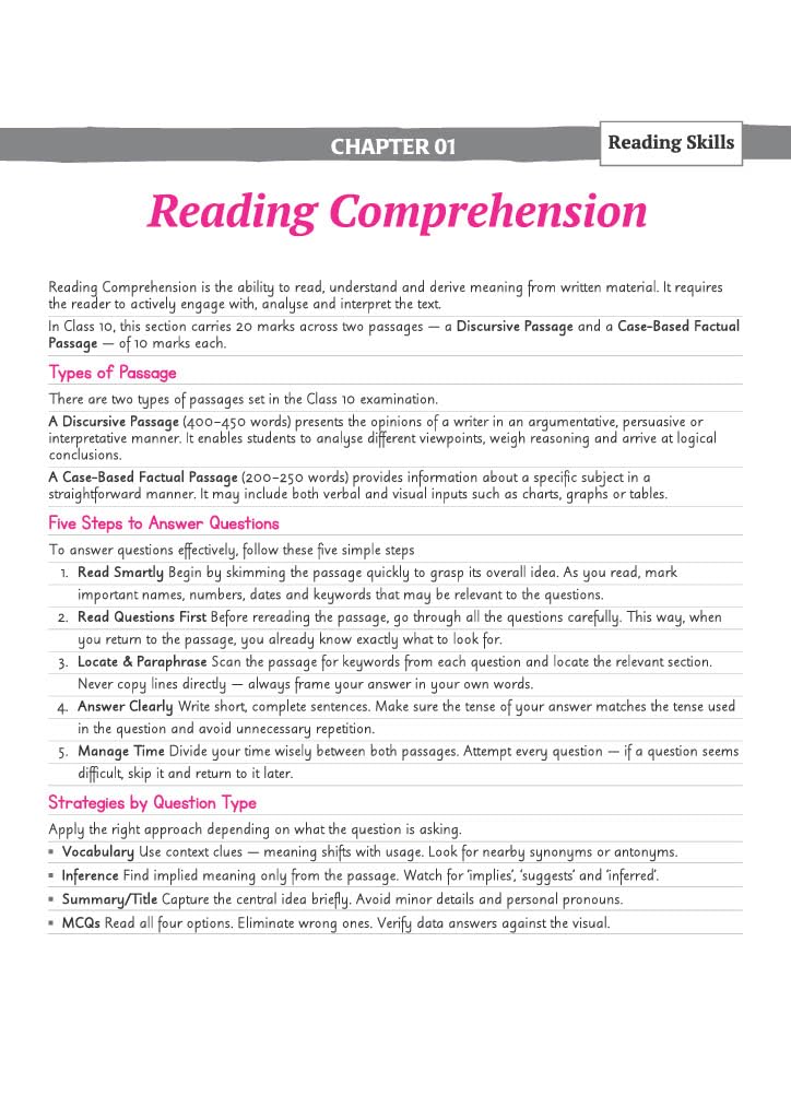  Arihant CBSE Class 10 English Languange & Lit Question Bank  For Board Exam 2027 – image 6