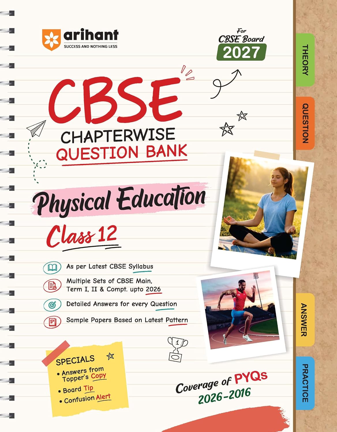 Arihant CBSE Class 12 Physical Education Question Bank  For Board Exam 2027 – image 1