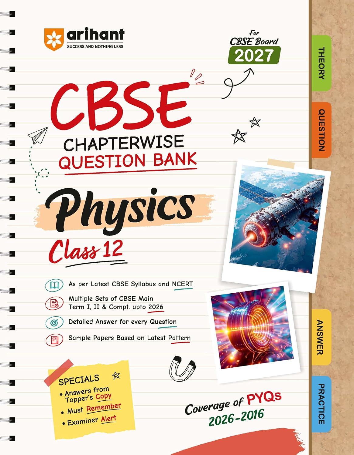  Arihant CBSE Class 12 Physics Question Bank  For Board Exam 2027