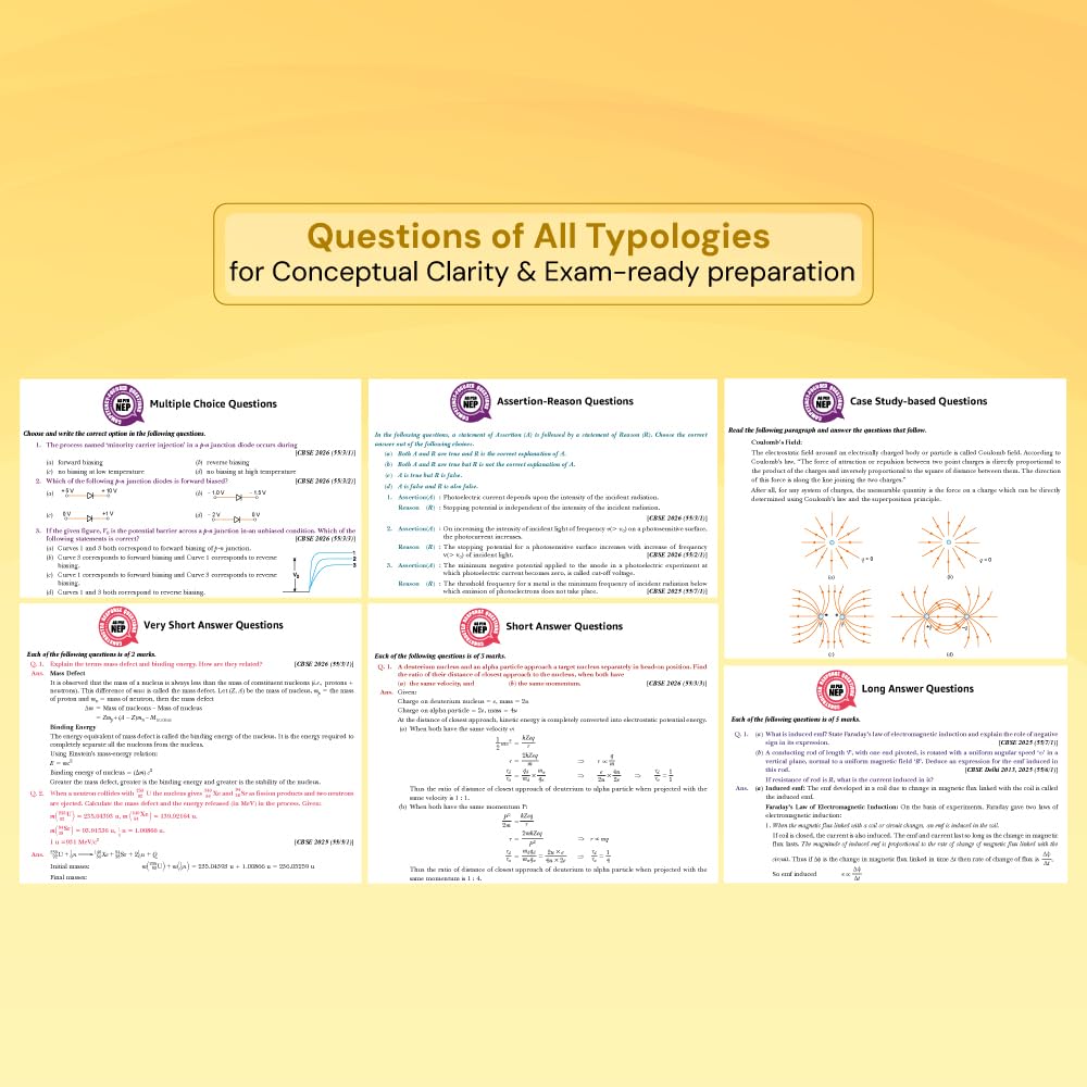 Xam idea Physics Class 12 Question Bank Exam 2026-27 With New Age Mind Maps – image 2