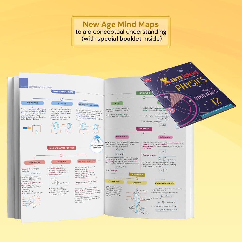 Xam idea Physics Class 12 Question Bank Exam 2026-27 With New Age Mind Maps – image 3