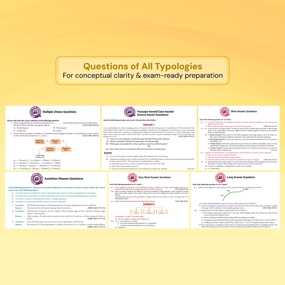 Xam idea Biology Class 12 Question Bank Exam 2026-27 With New Age Mind Maps – image 3