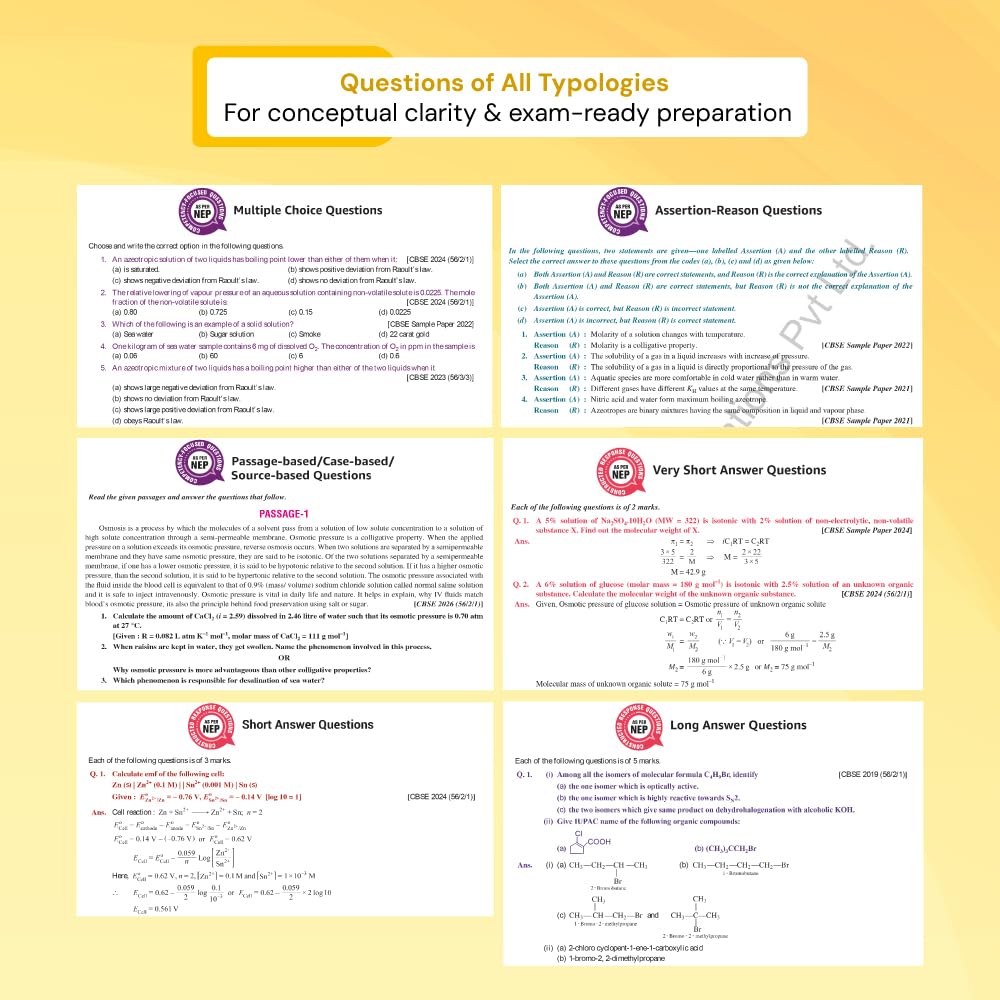 Xam idea Chemistry Class 12 Question Bank Exam 2026-27 With New Age Mind Maps – image 2