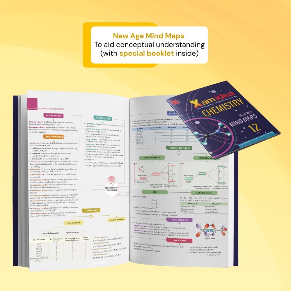 Xam idea Chemistry Class 12 Question Bank Exam 2026-27 With New Age Mind Maps – image 3
