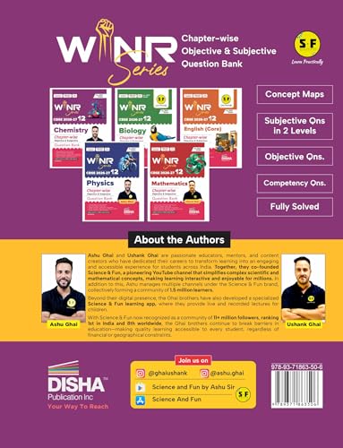 Disha WINR Series Class 12 Chemistry Chapter-wise Objective & Subjective CBSE 2026-27 – image 2