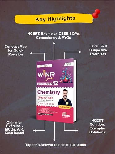 Disha WINR Series Class 12 Chemistry Chapter-wise Objective & Subjective CBSE 2026-27 – image 4