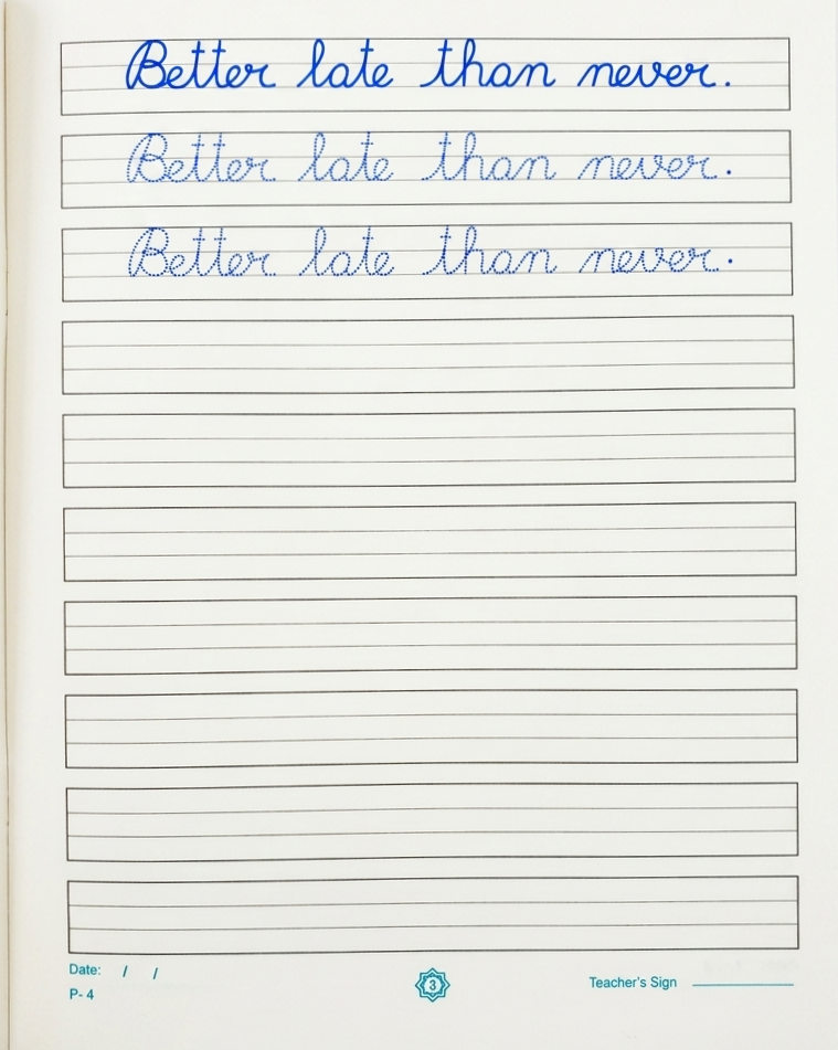 English Cursive Writing Class-4 – image 2