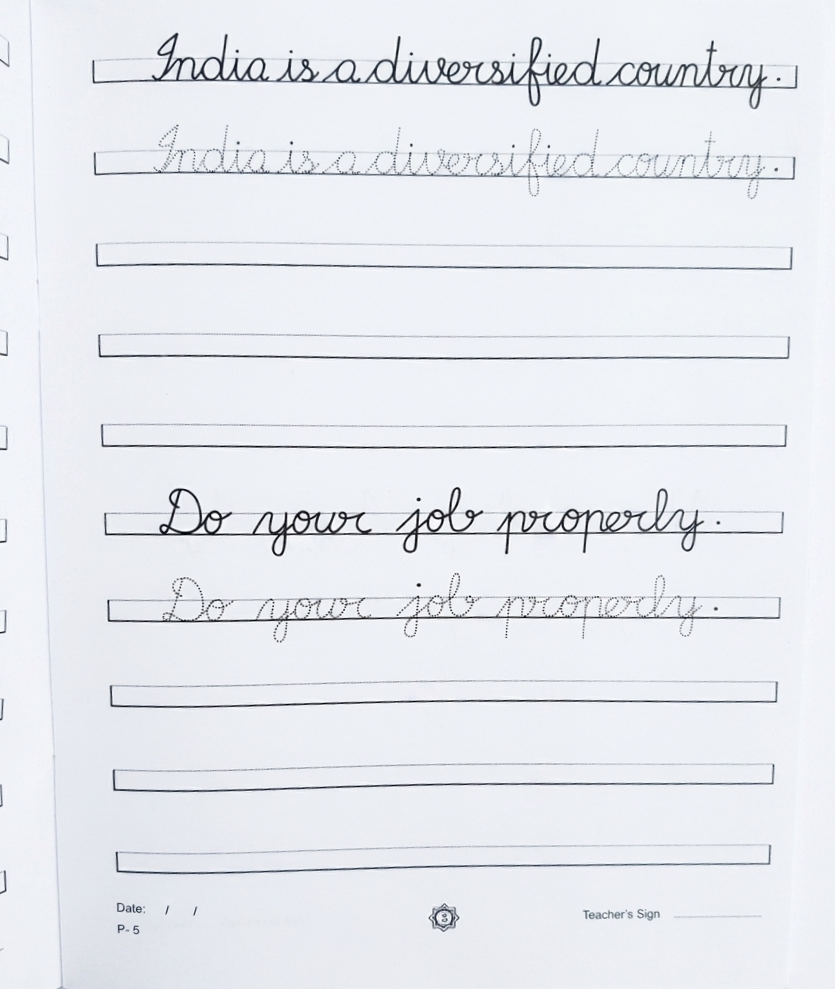 English Cursive Writing Class-5 – image 2