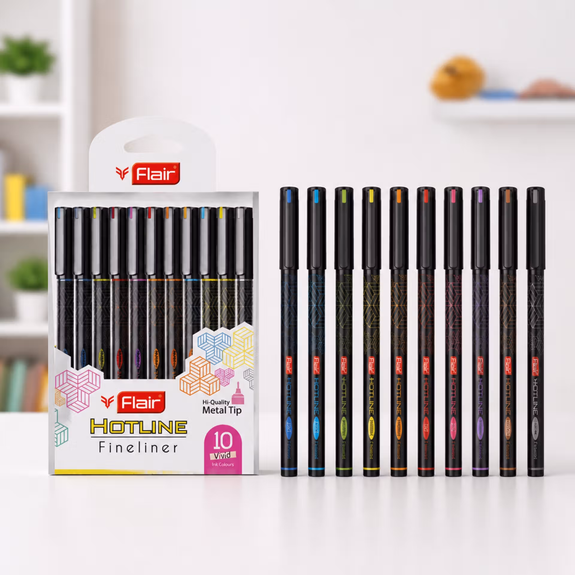 FLAIR Hotline 0.7 to 1 mm Metal Tip Fineliner Pen | colour pens |
