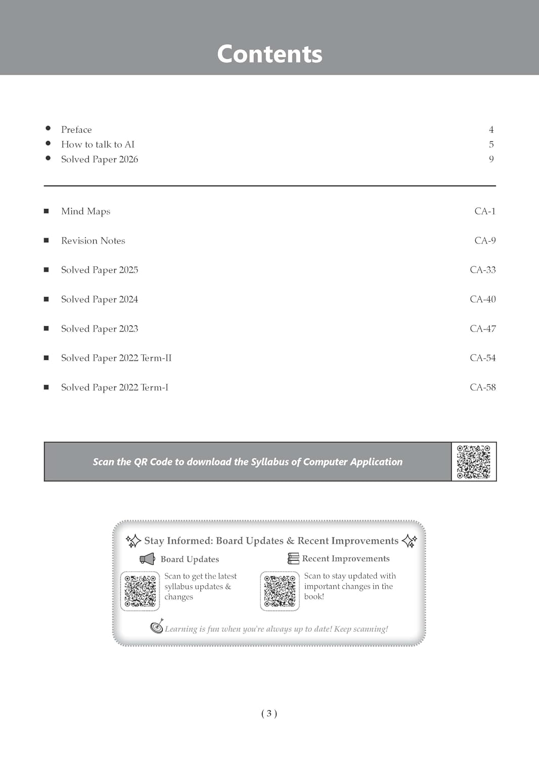Oswaal CBSE Computer Application, Class 10 Previous Years Papers Year-wise (2017–2026) – image 2