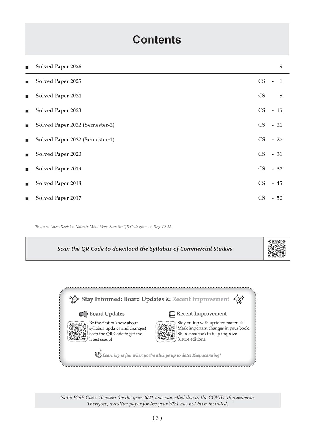  Oswaal ICSE  Commercial Studies Class-10 (10 Previous Years' Solved papers | Year-wise (2017-2026) – image 2