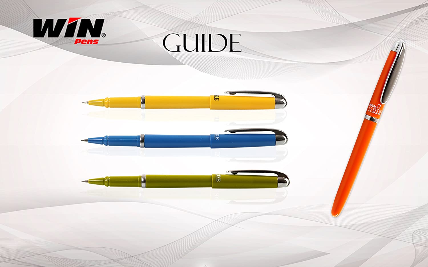 WIN Guide Blue Premium Ball Pens 