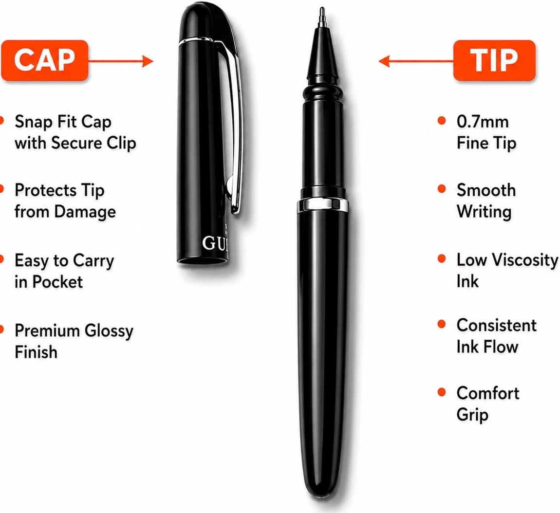 Win Guide Black Premium Ball Pen – image 3