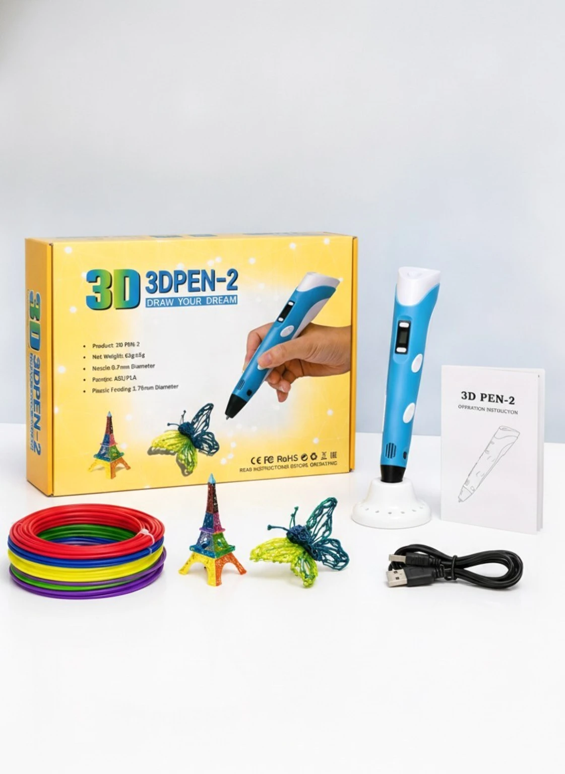 3D Drawing Pen with LCD Display – image 1