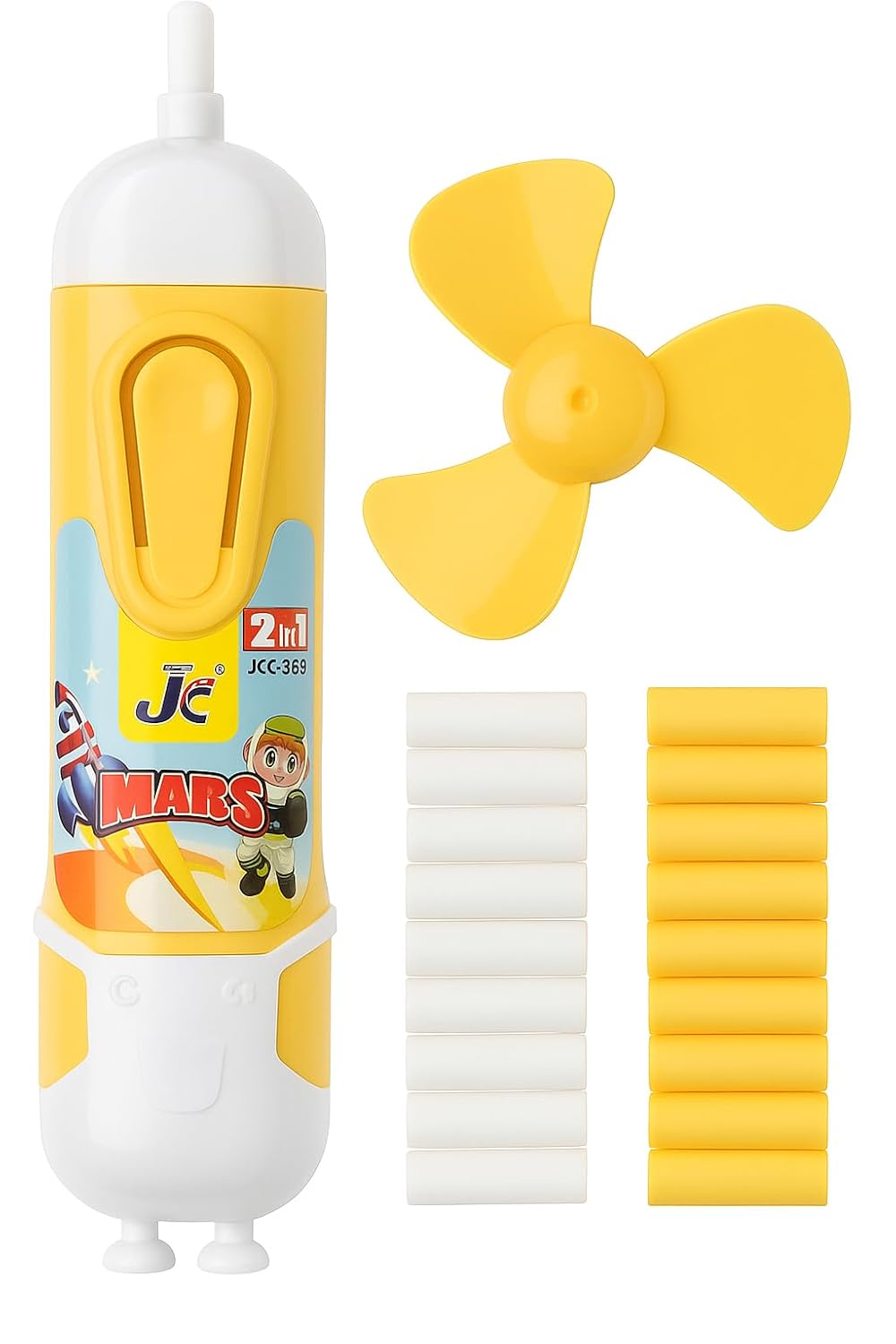 Electric Eraser & Fan 2-in-1 with Cell – image 2