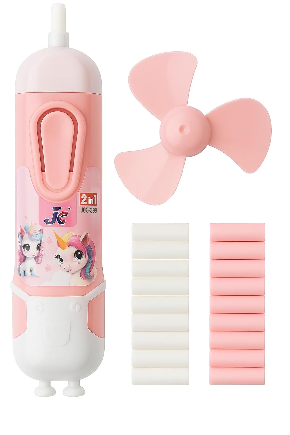 Electric Eraser & Fan 2-in-1 with Cell – image 2