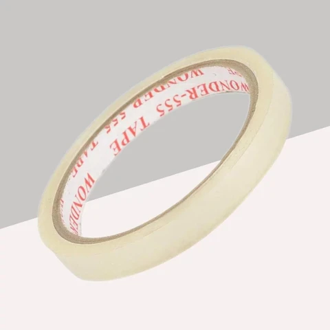 White Cello Tape 0.5 Inchi