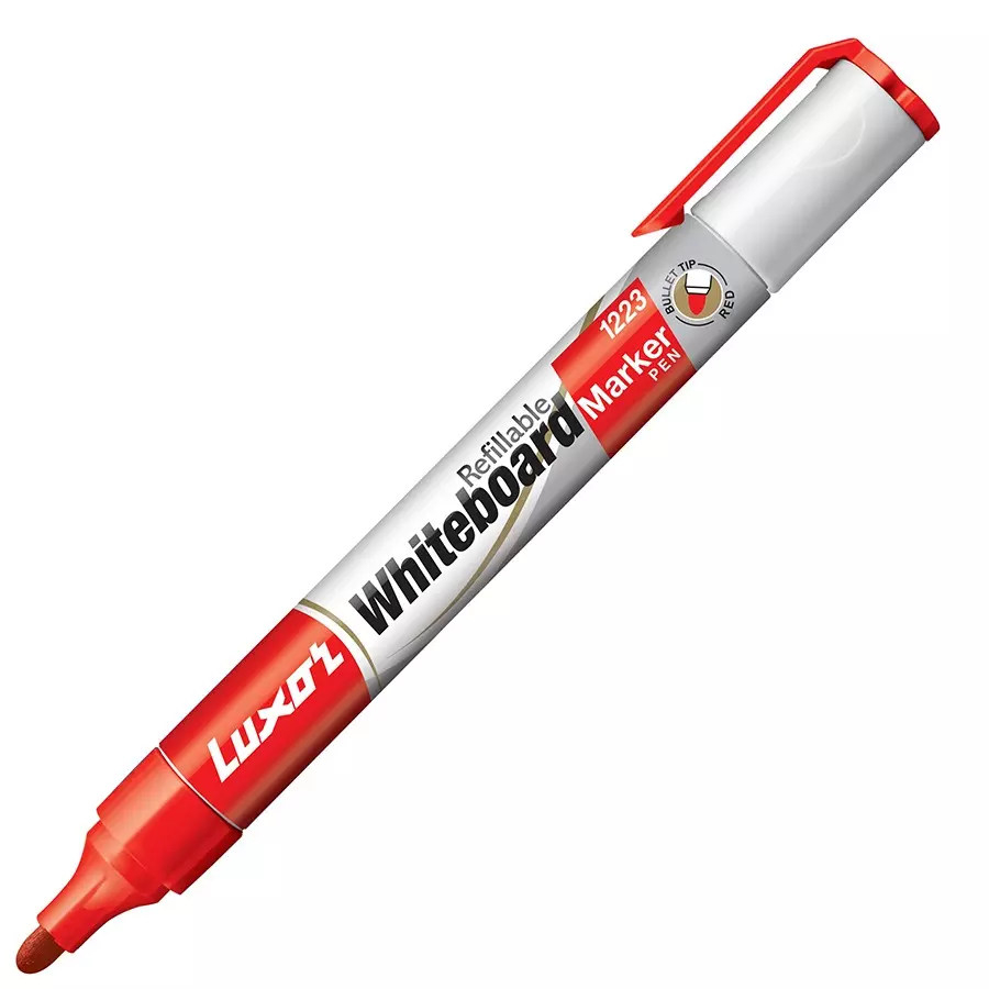 Luxor Red Whiteboard Marker
