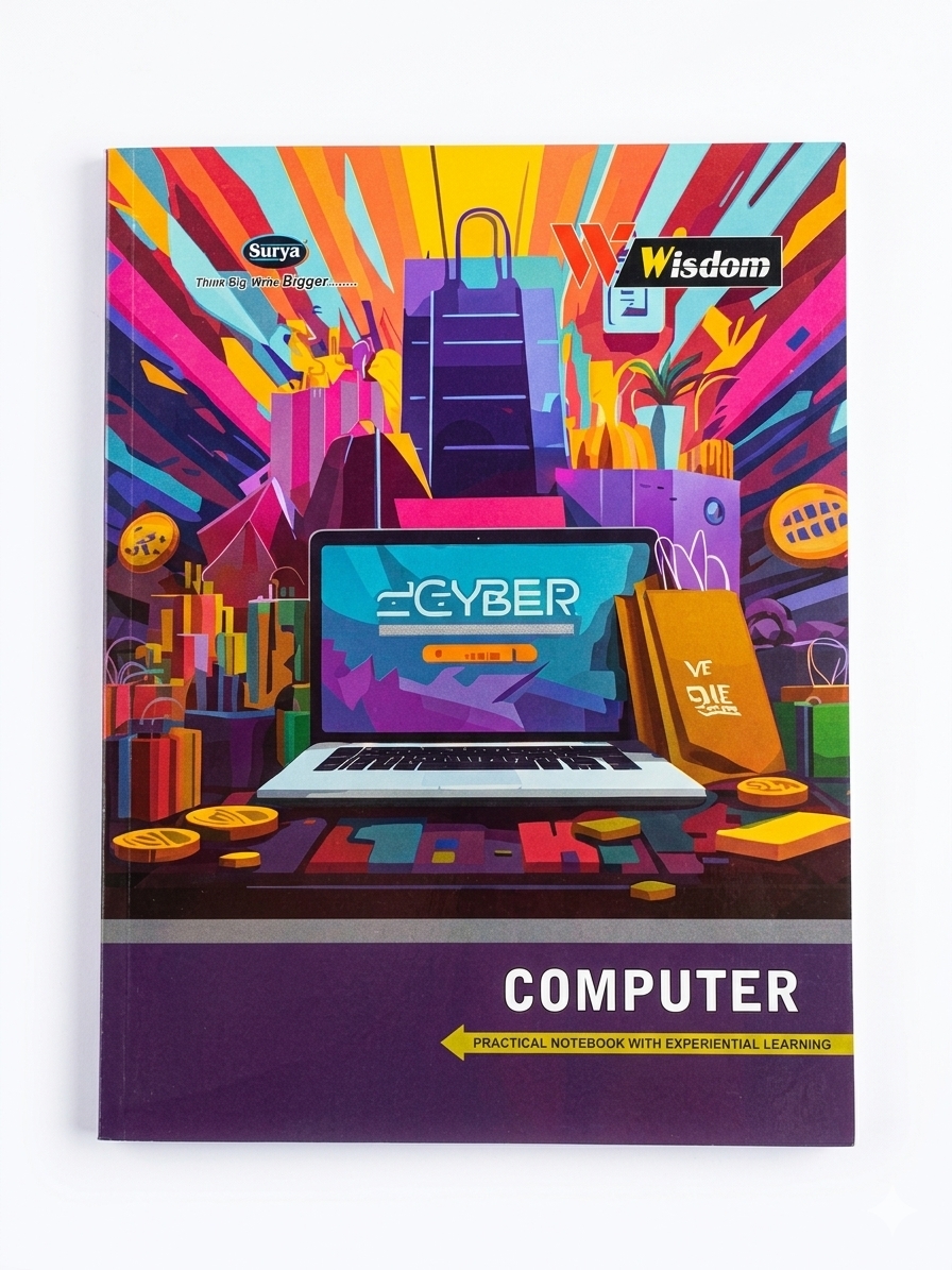 Wisdom A4 Computer Practical Notebook