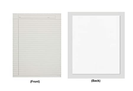 Project papers | One Side Ruled paper | white pages pack of 20 pages  – image 2