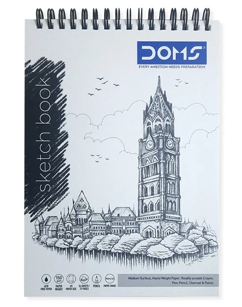 Doms A5 Spiral Sketchbook | Best for Sketching |