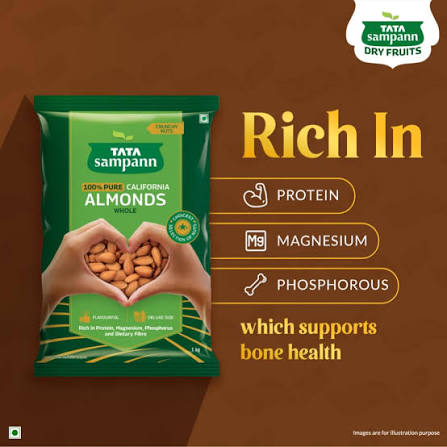 Tata Sampann Almonds Whole – image 3